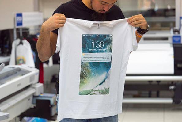 Оборудование для печати рисунков на футболках