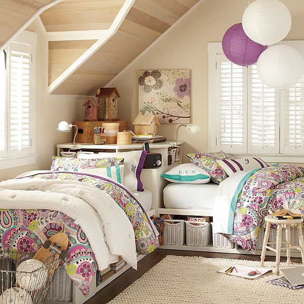 Дизайн спальни для девочки: оформления комнаты маленькой принцессы (+42 фото)