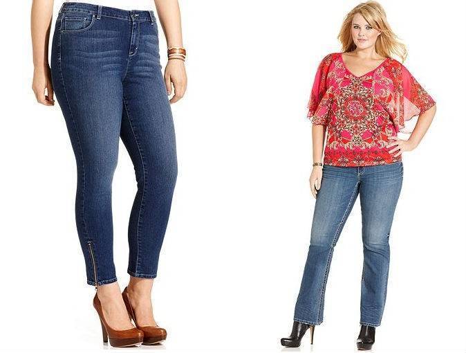Джинсы для полных женщин, что носить полным девушкам, джинсы с высокой талии