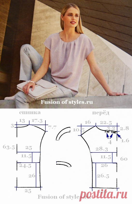 Выкройка платья с цельнокроеным длинным и коротким рукавом: пошаговая инструкция и моделирование схемы