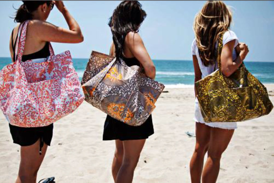 Пляжные сумки из ткани своими руками