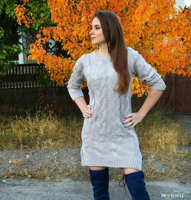 Вязаное платье: как подобрать самый теплый и женственный тренд