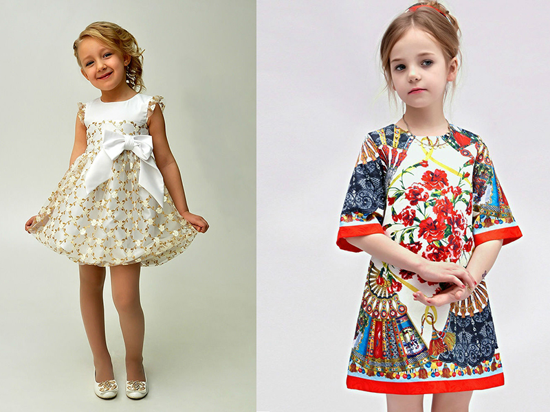 Современные фасоны детских платьев: примеры каждого стиля