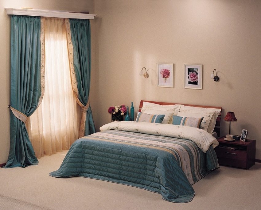 Бирюзовая спальня (70 фото): дизайн интерьера, идеи для ремонта - houser.su