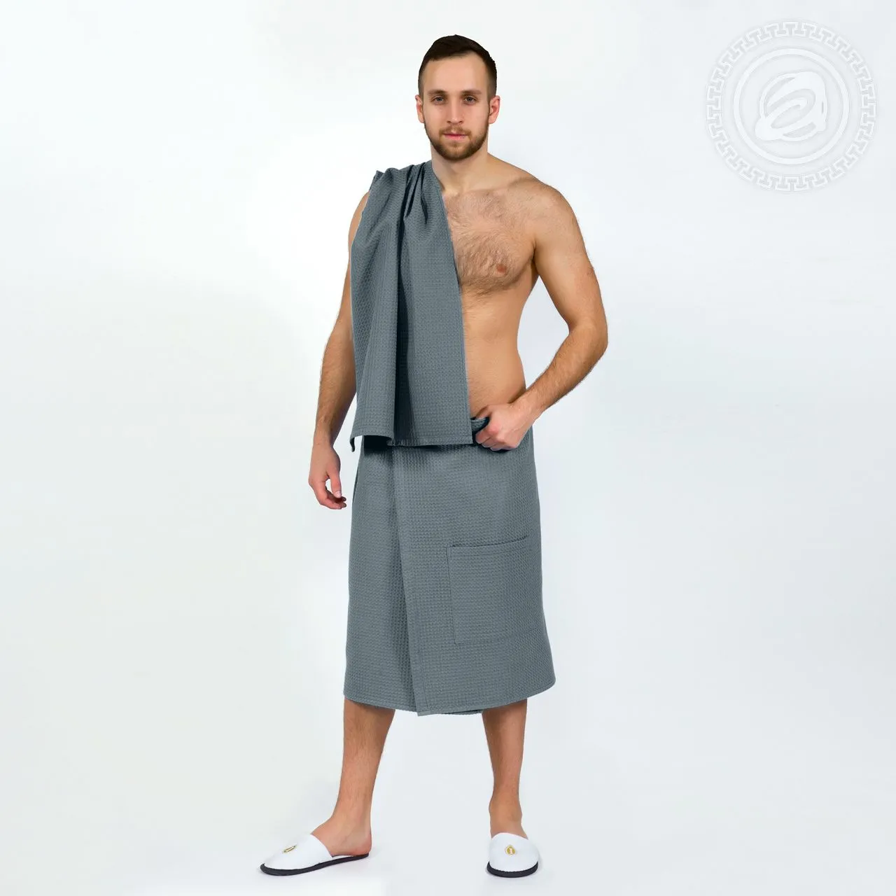 Килт: банное полотенце с липучкой