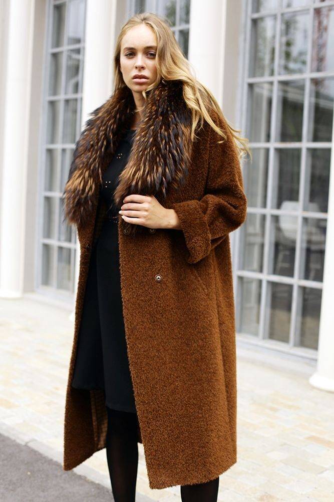 Модное пальто из альпака