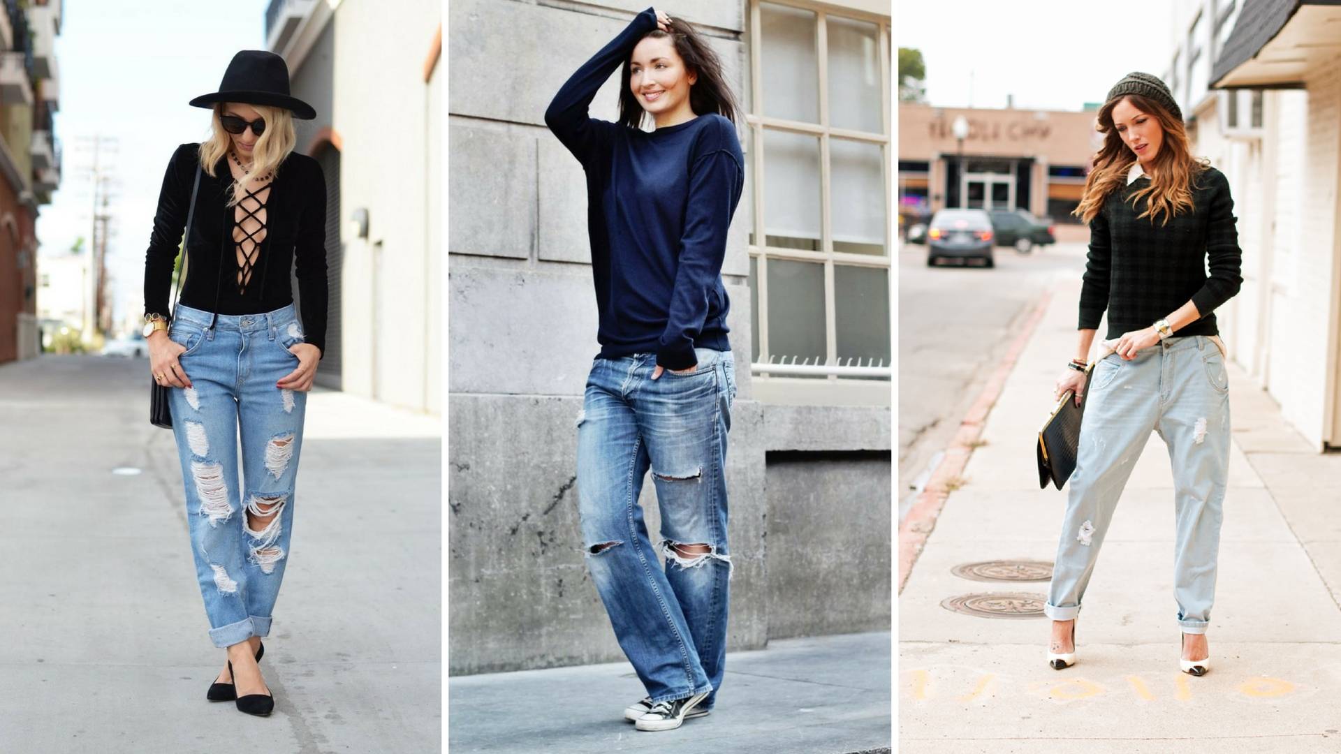 Модные джинсы бойфренды: особенности, с чем носить, кому идут?