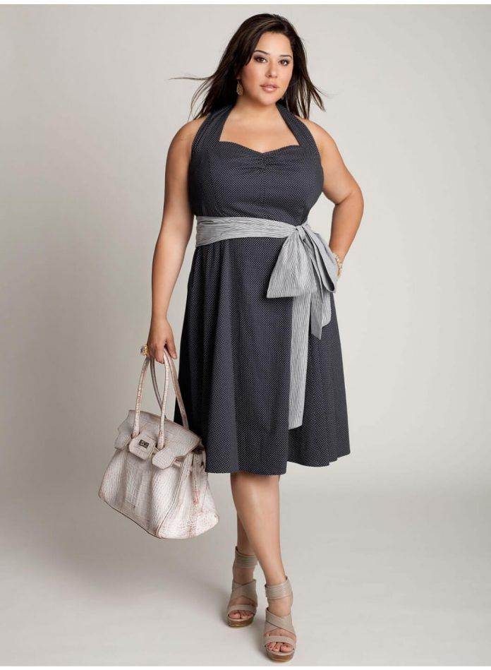Модные платья для полных женщин: фасоны и модели