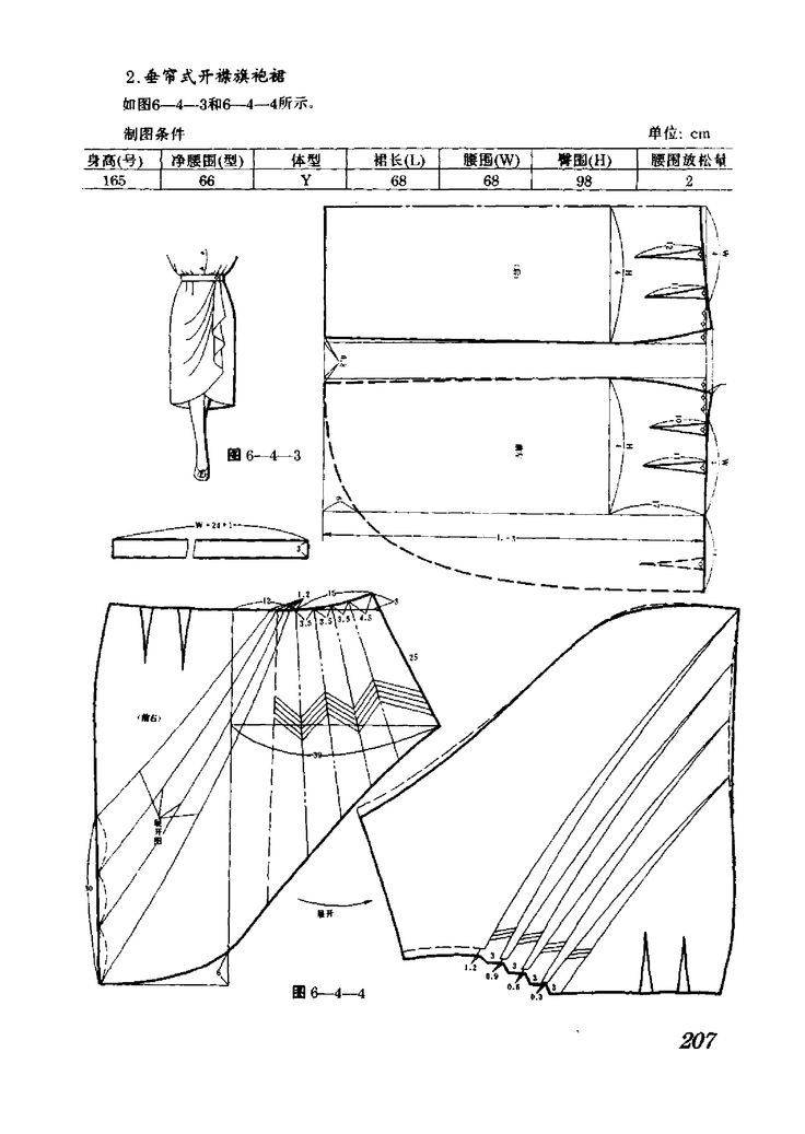 Юбка с асимметричной драпировкой. инструкция по распечатке выкроек и пошиву
