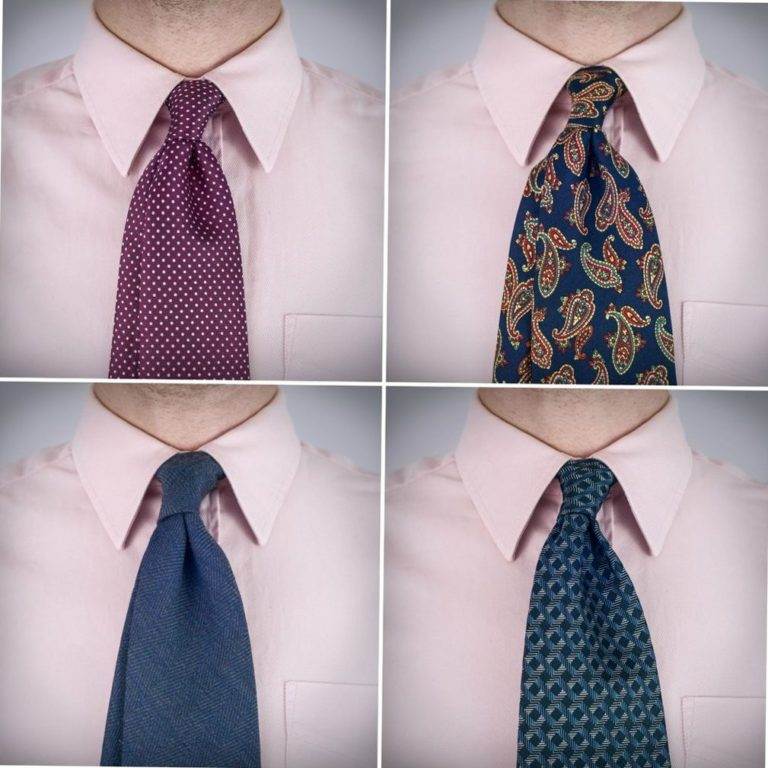 Как подобрать галстук к рубашке