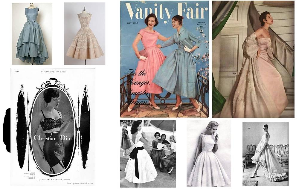 История моды 1950-х. как создать образ в стиле 50-х годов.