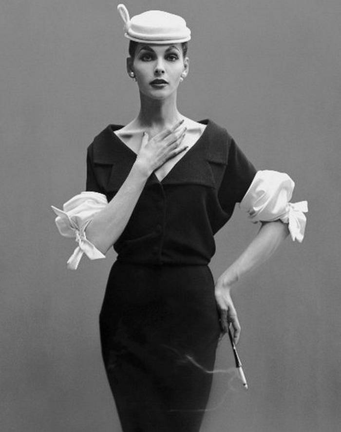 Одежда в стиле ретро 50-х: new look и balenciaga