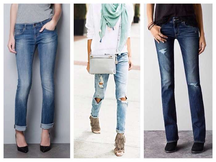 Узкие, прямые, расклешенные: советы, на какую высоту подшивать джинсы