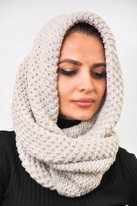 50 идей, как носить шарф-снуд — лучшие варианты 2018 [фото]