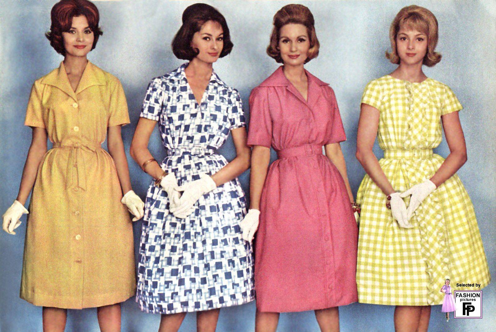 Мода и прически 1950-х годов