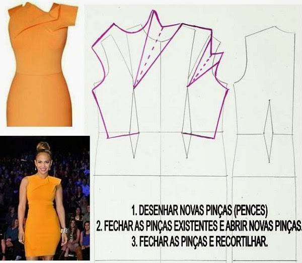 Построение конструкции основы платья: прямой силуэт, моделирование по базовой выкройке
