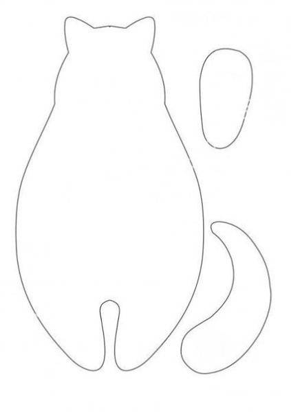 Кот тильда: выкройка в натуральную величину :: syl.ru
