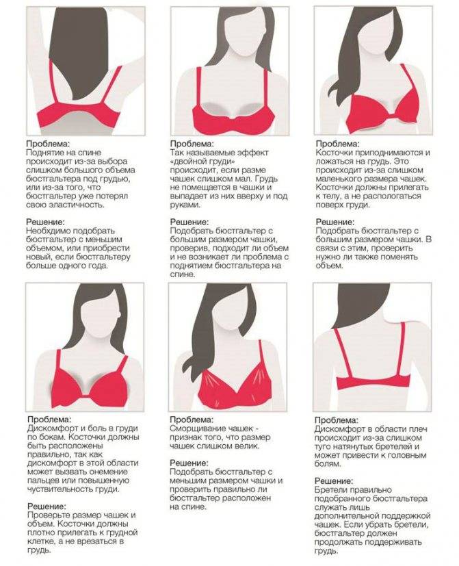 Форма и размеры идеальной женской груди