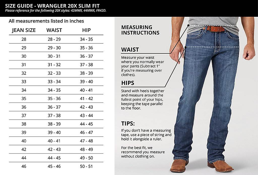 Таблицы размеры джинсов для женщин, все существующие варианты и полезные советы по выбору