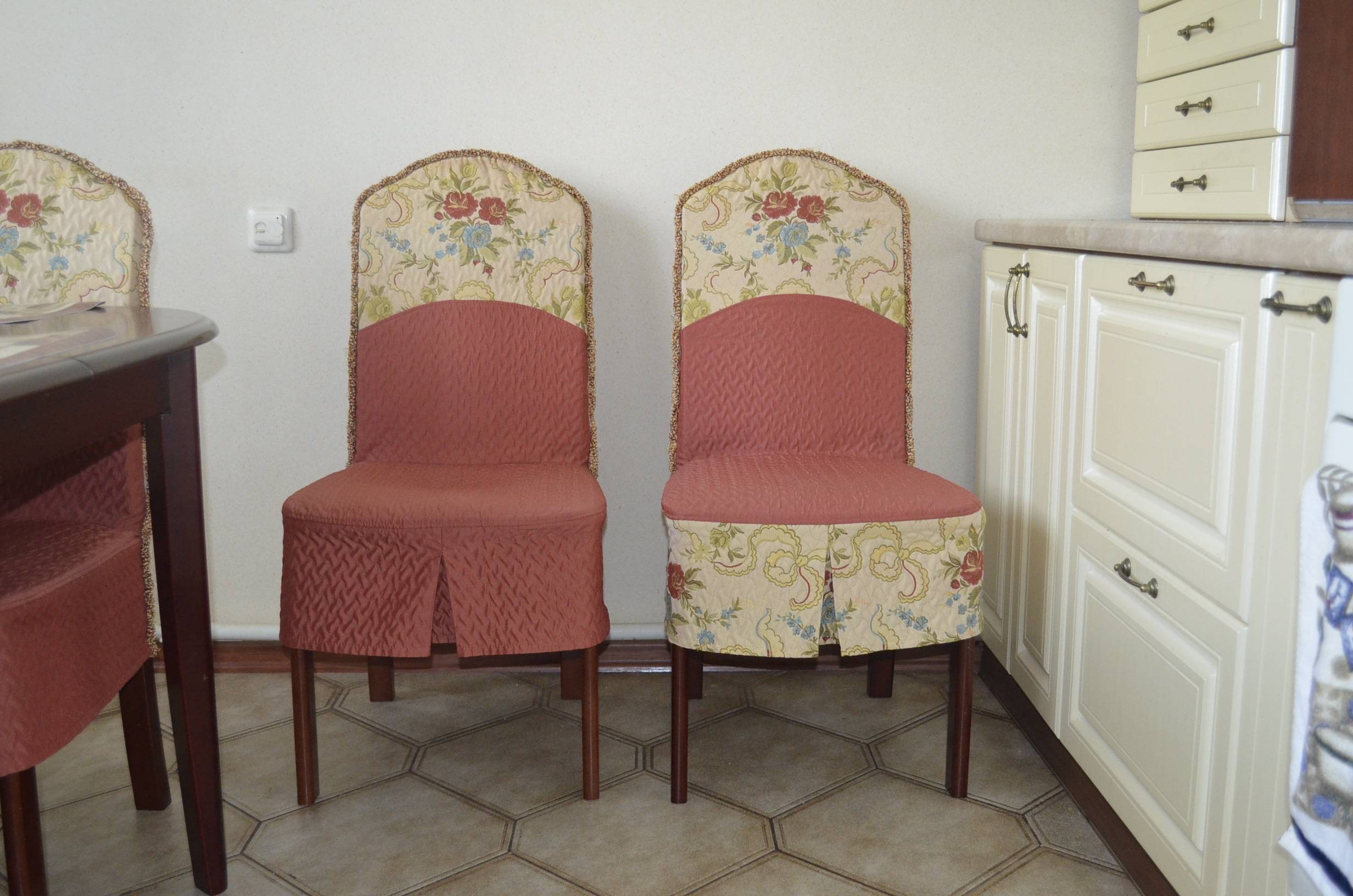 Чехлы на стулья своими руками: выкройки и пошив универсального чехла на стул