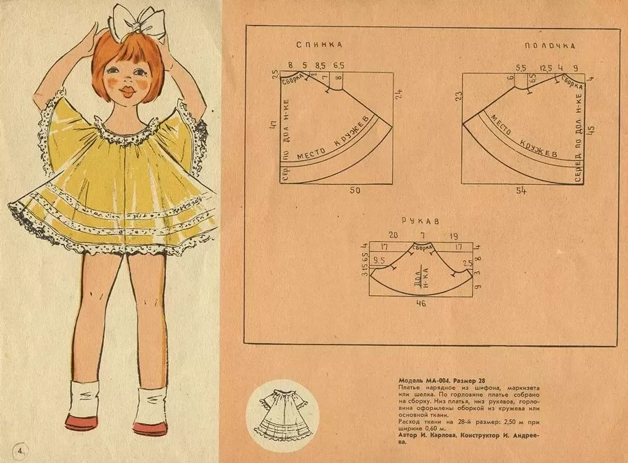 Выкройка детского платья ? как сшить для девочки своими руками, пошив для начинающих