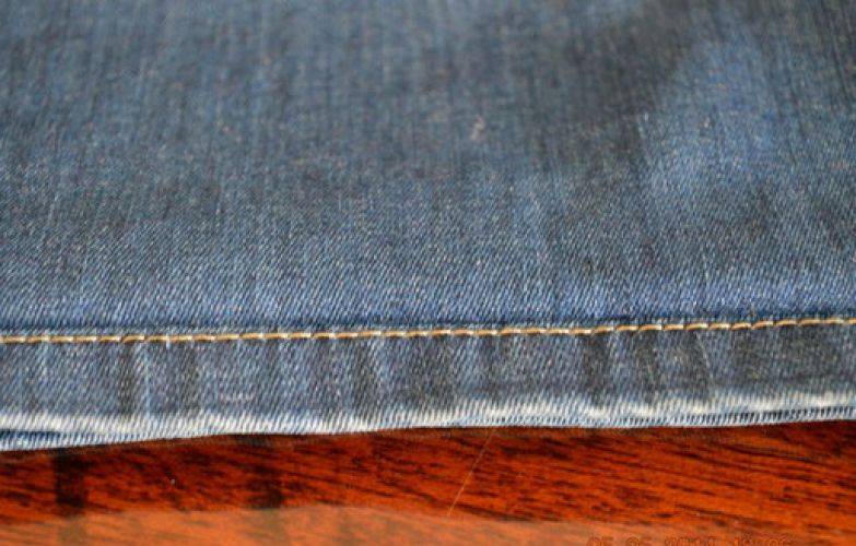 Подшив джинсов с сохранением шва. как подшить джинсы? пошаговая инструкция