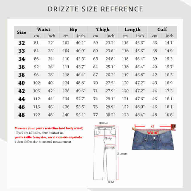 Таблицы размеры джинсов для женщин, все существующие варианты