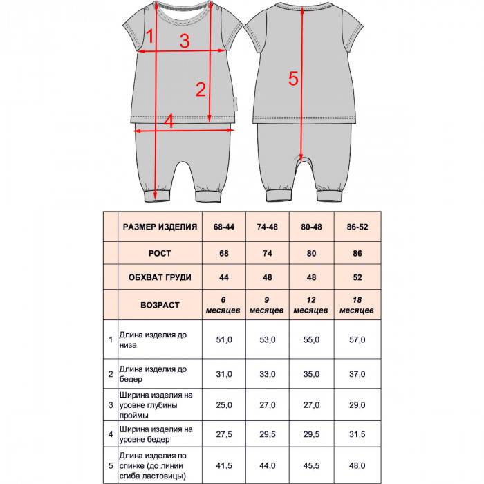 Как выбрать нужный размер одежды для новорожденных: таблицы по месяцам до года