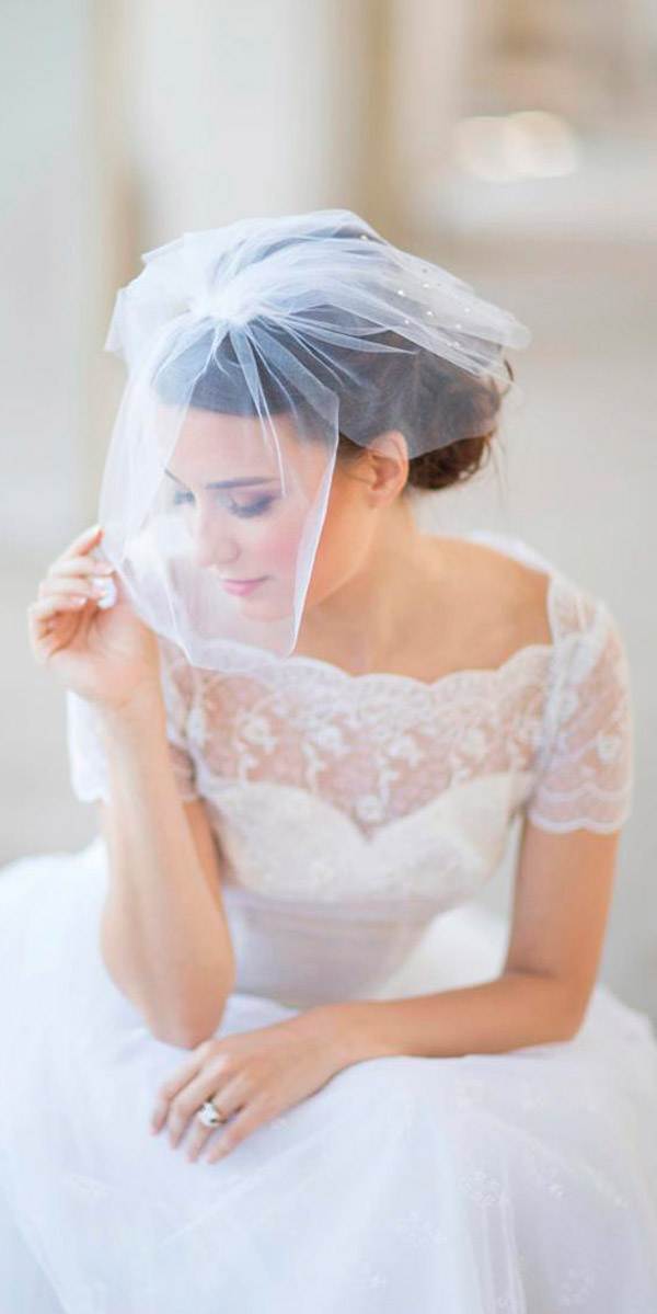 Длинная, средняя или короткая: какую свадебную фату выбрать для невесты? фото и полезные советы