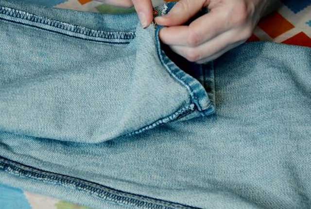 Как ушить брюки с пошаговым