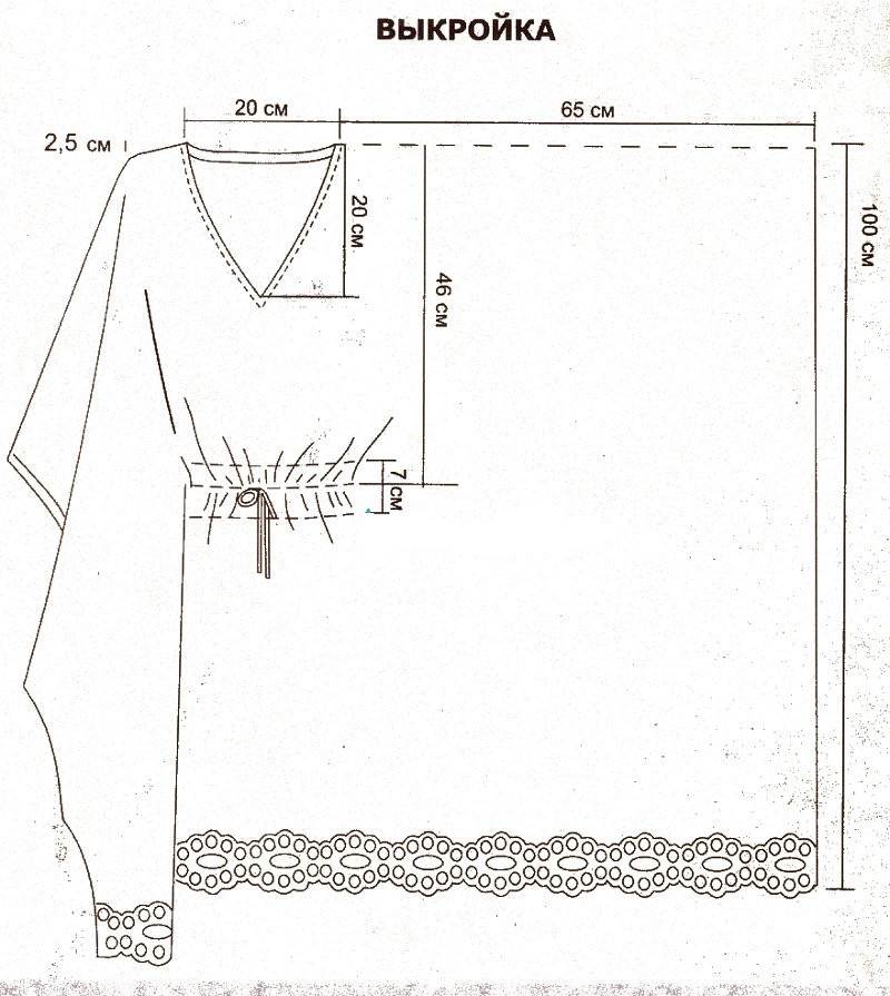 Красивые туники выкройка