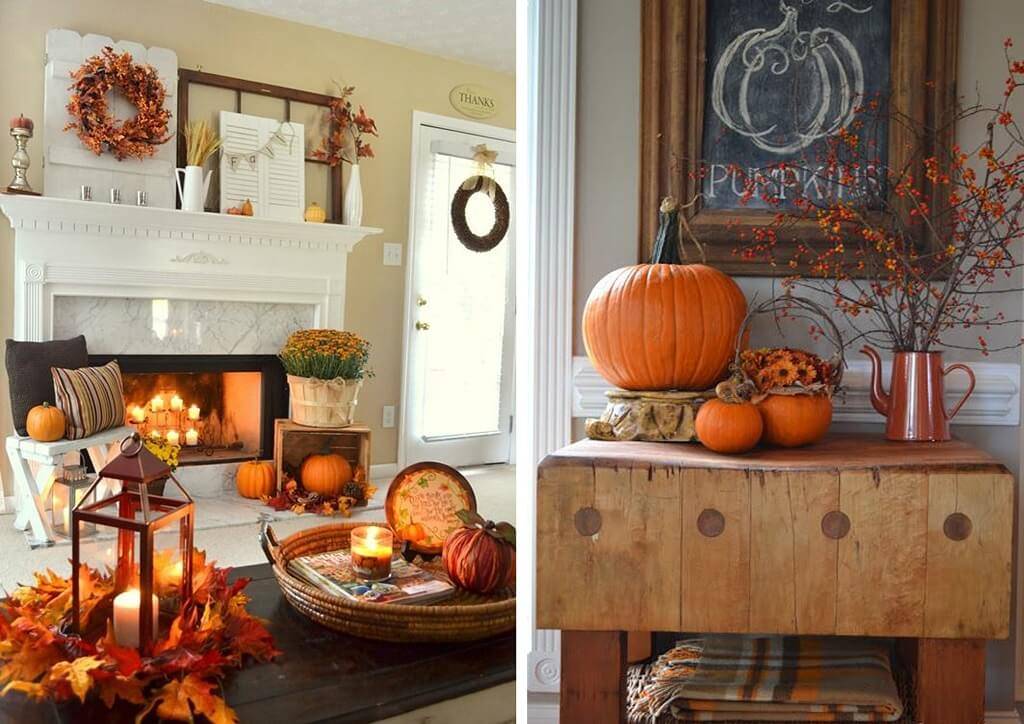 Украшаем дом осенью: как использовать осенний декор