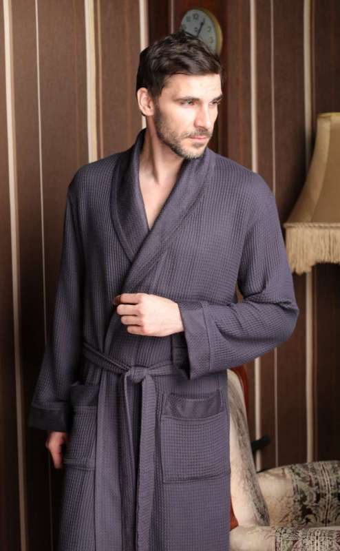 Мужской домашний халат (46 фото): как выбрать длину, махровый, трикотажный, вафельный или велюровый