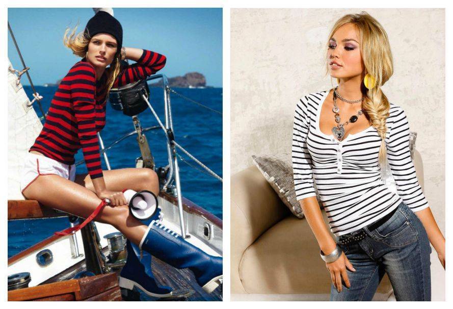 Морской стиль в одежде для женщин: фото, с чем носить платья в морском стиле