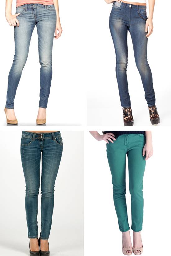 Что такое женские джинсы скинни, их фото