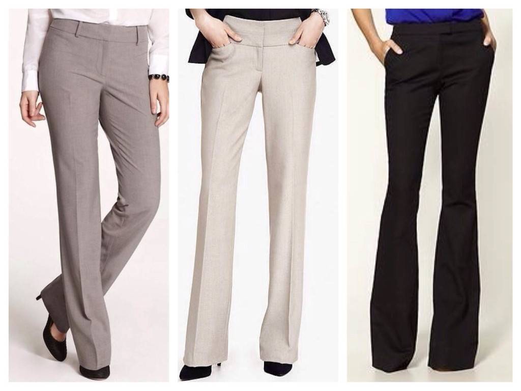 Стильные брюки для полных женщин (30 фото)