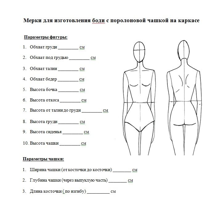 Как снять размеры одежды для женщин