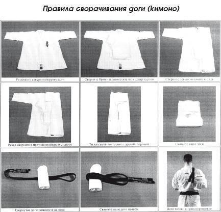 Как завязать пояс на кимоно, с фото