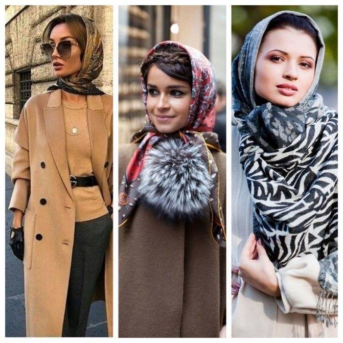 Как красиво повязать платок на голову зимой: 20 образов - секреты стиля - медиаплатформа миртесен
