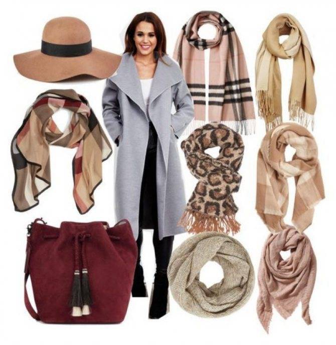 Как носить шарф с пальто: нюансы создания стильных луков