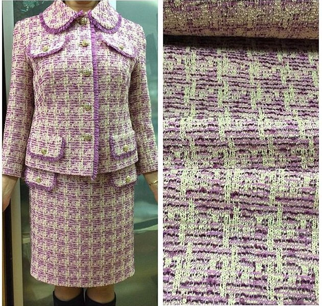 Ткань шанель (костюмная): подкладочный материал твид в стиле chanel - швейный мир