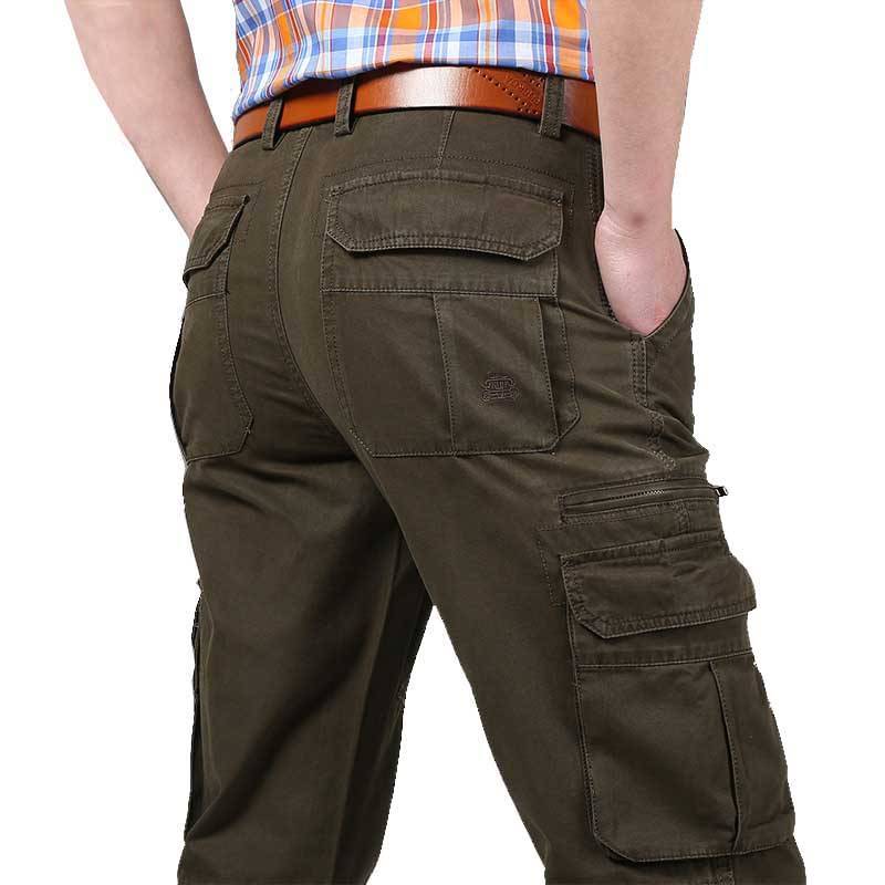 Штаны с накладными карманами мужские
