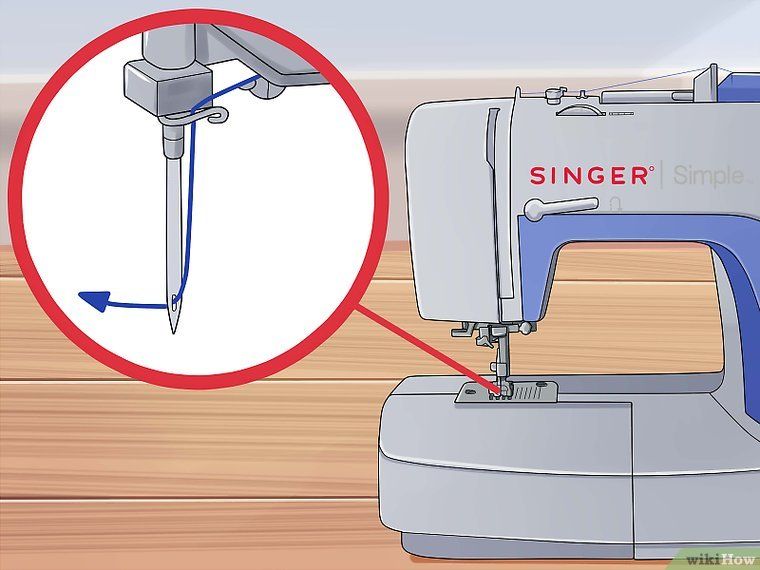 Как правильно вставить иглу в швейную машинку ручную старого образца