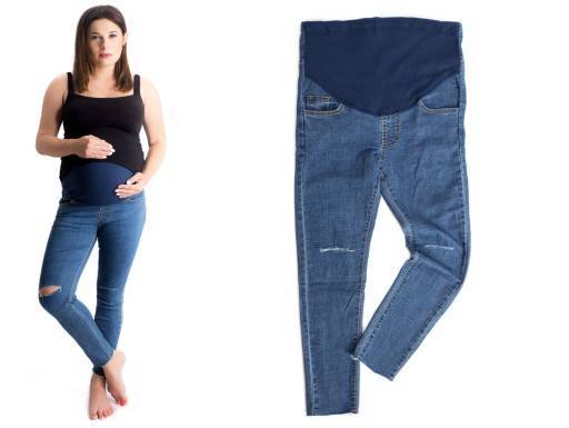 Как превратить обычные джинсы в джинсы для беременных