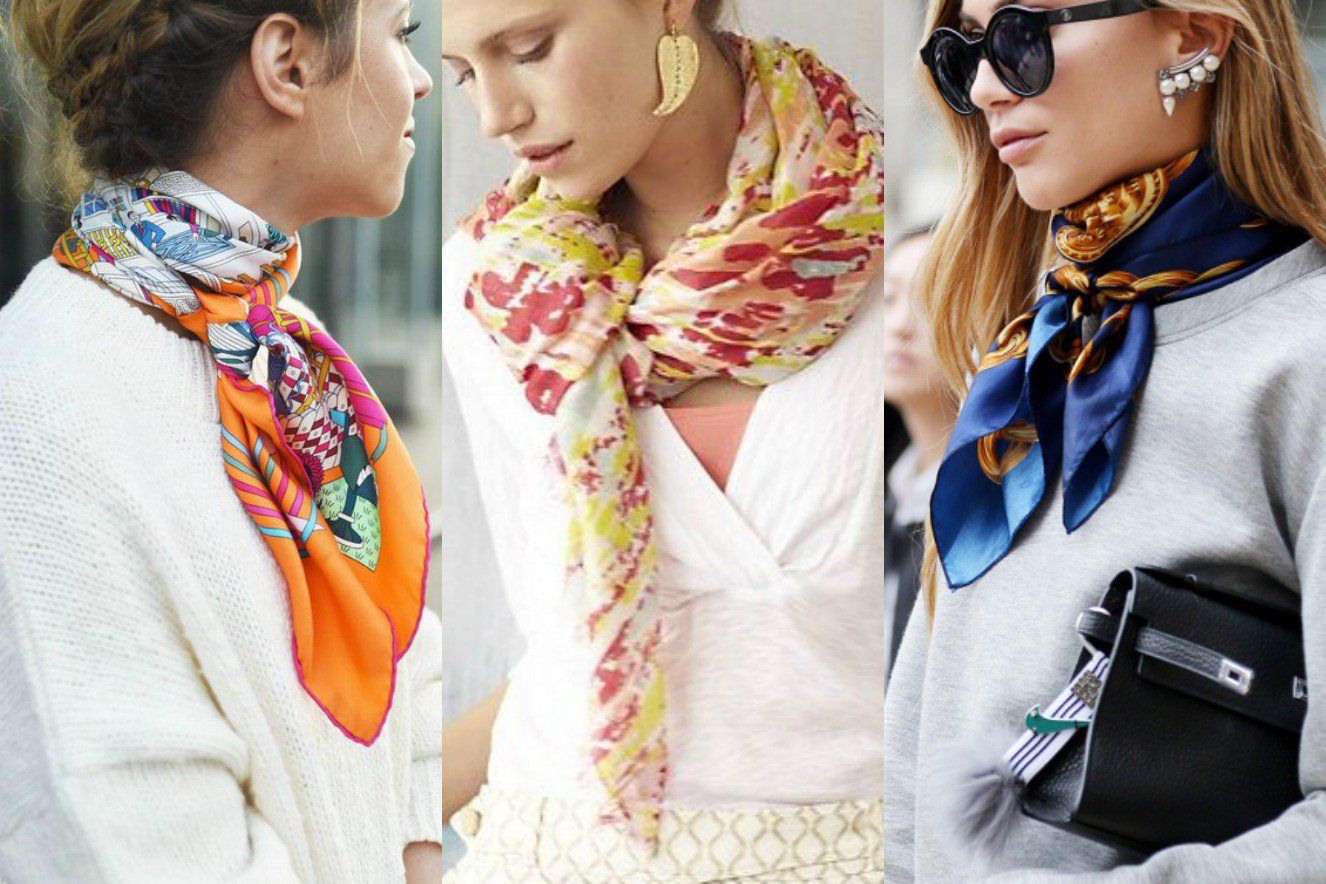 Красивые платки и шарфы