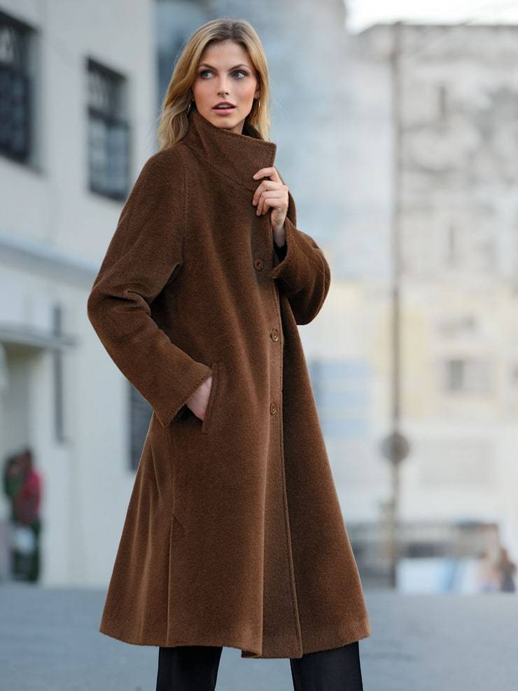 Пальто из альпака: 40 фото, как правильно выбрать и с чем носить