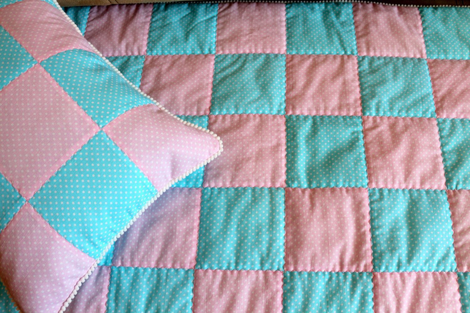 Как сделать одеяло из «быстрых» квадратов в стиле пэчворк