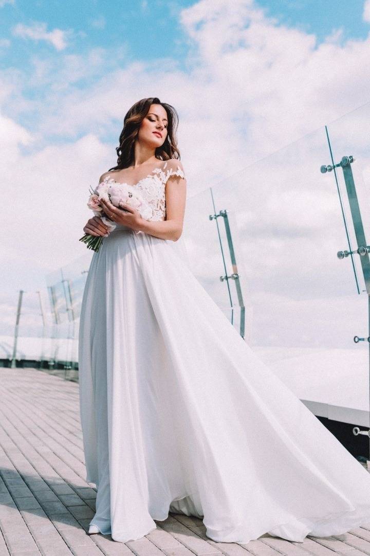 Свадебные платья для беременных: модные модели 2019