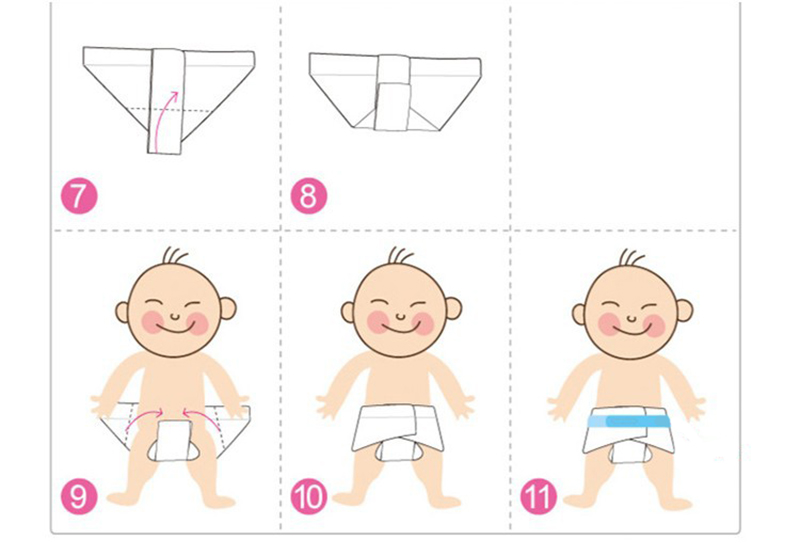 Марлевые подгузники для новорожденного | уроки для мам