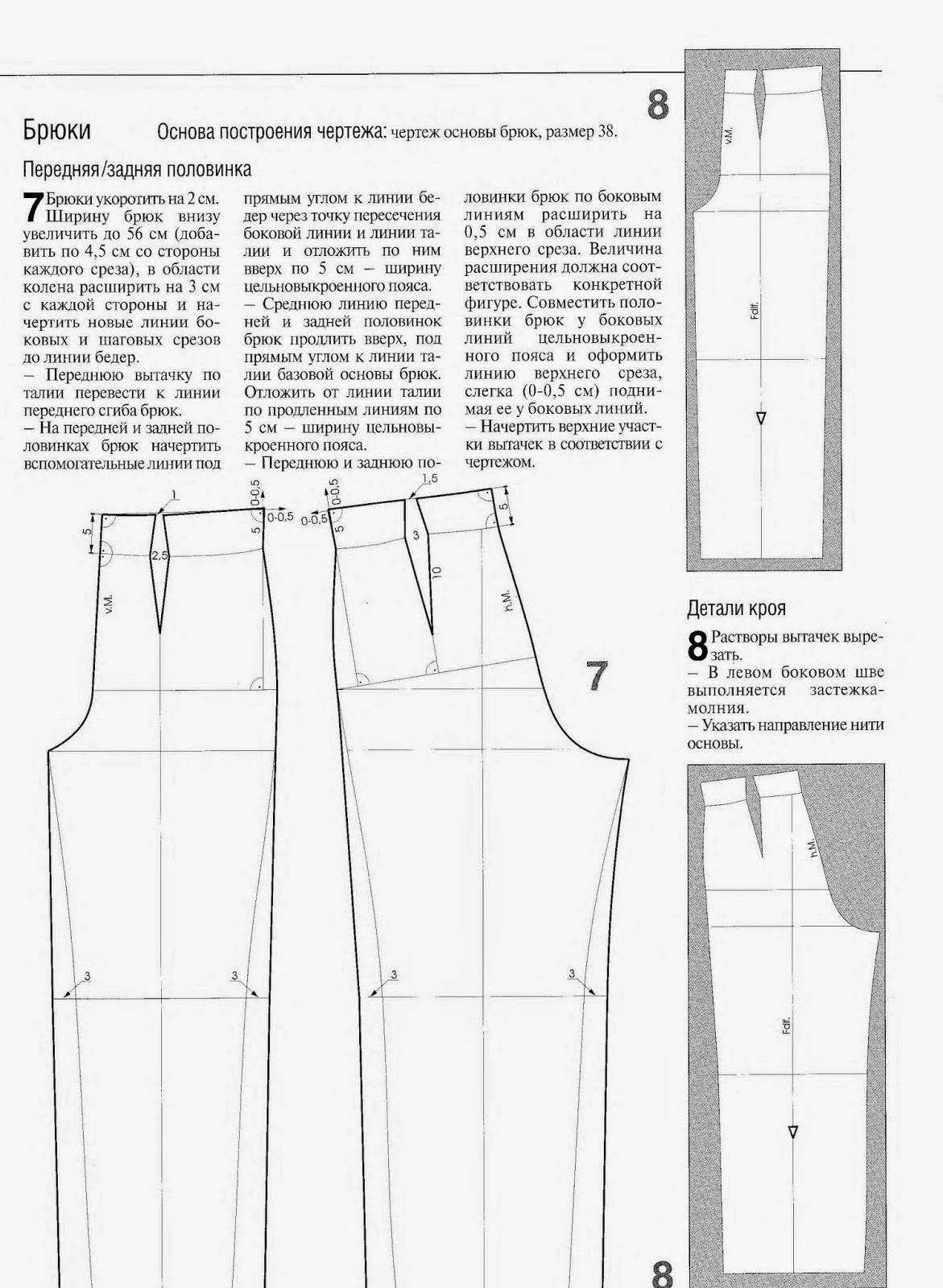 Как сшить женские брюки на резинке: выкройка, описание, фото - handskill.ru